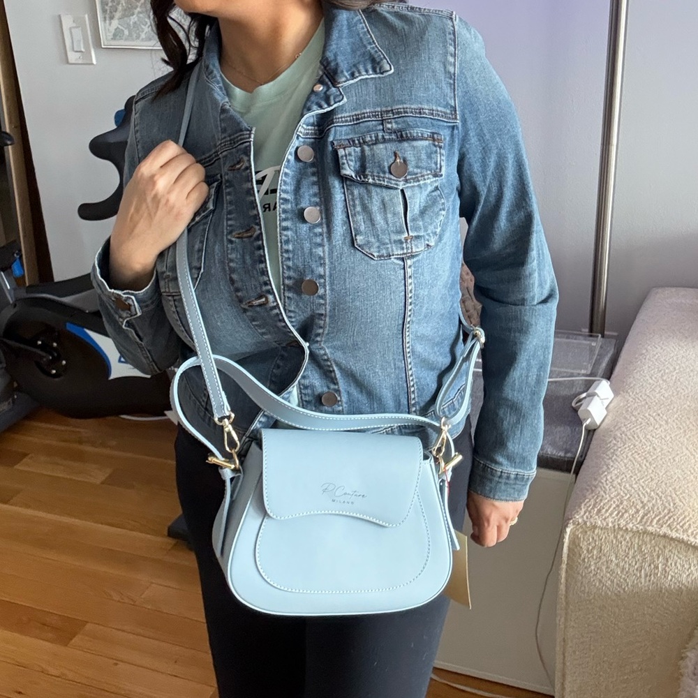 Italian Made - Two Way Saddle Bag 💙 - Picture 7 of 7